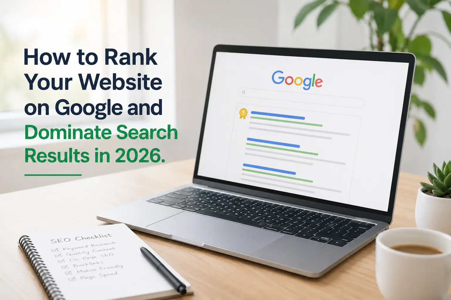 How to Rank Your Website on Google 2026