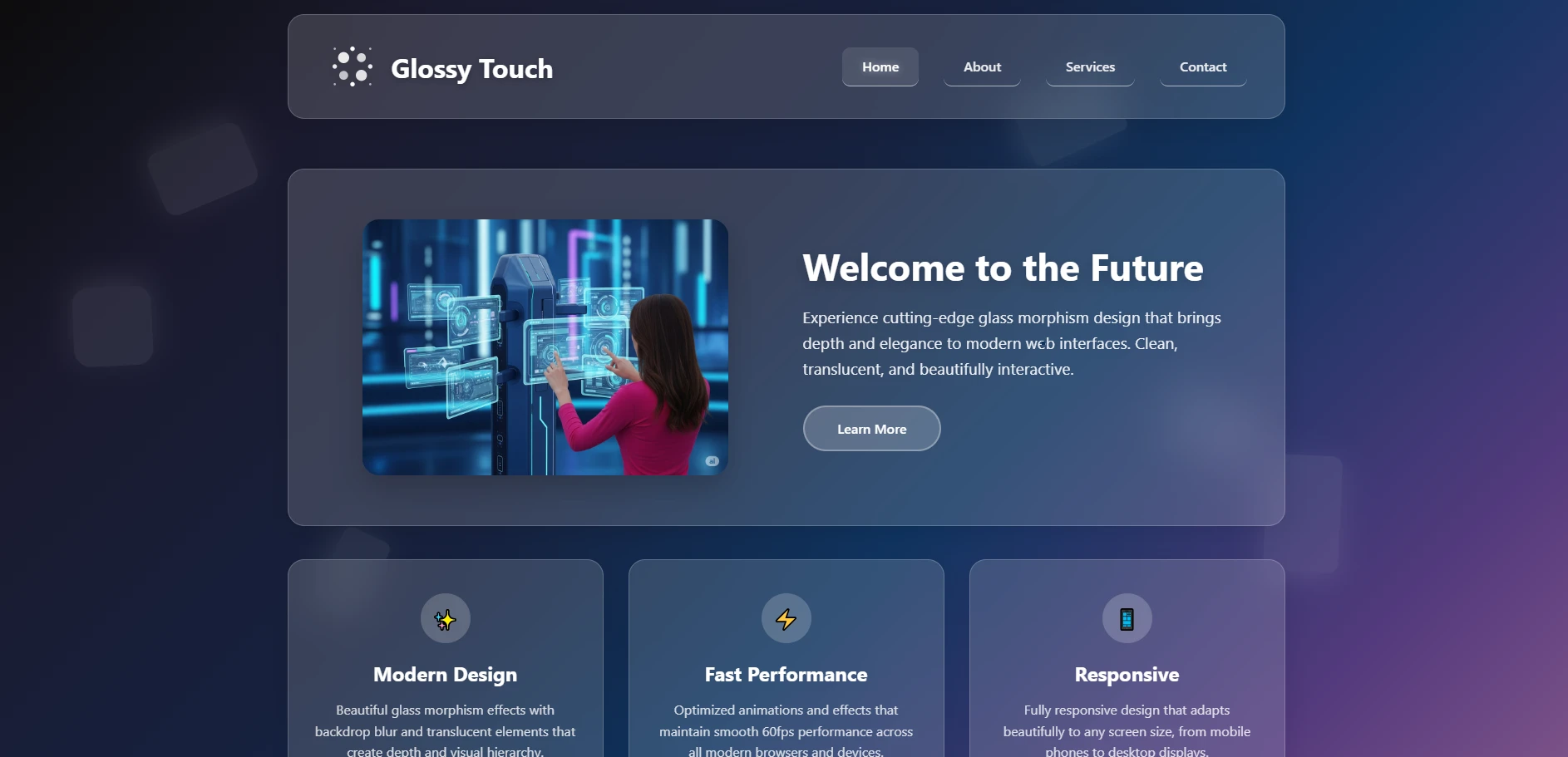 glossytouch.arifwebagency.com